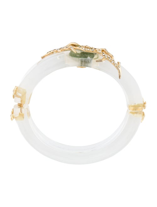 Alexis Bittar Crystal Viney Lucite Bangle