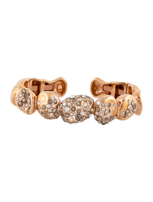 Alexis Bittar Crystal Hinge Cuff Bracelet