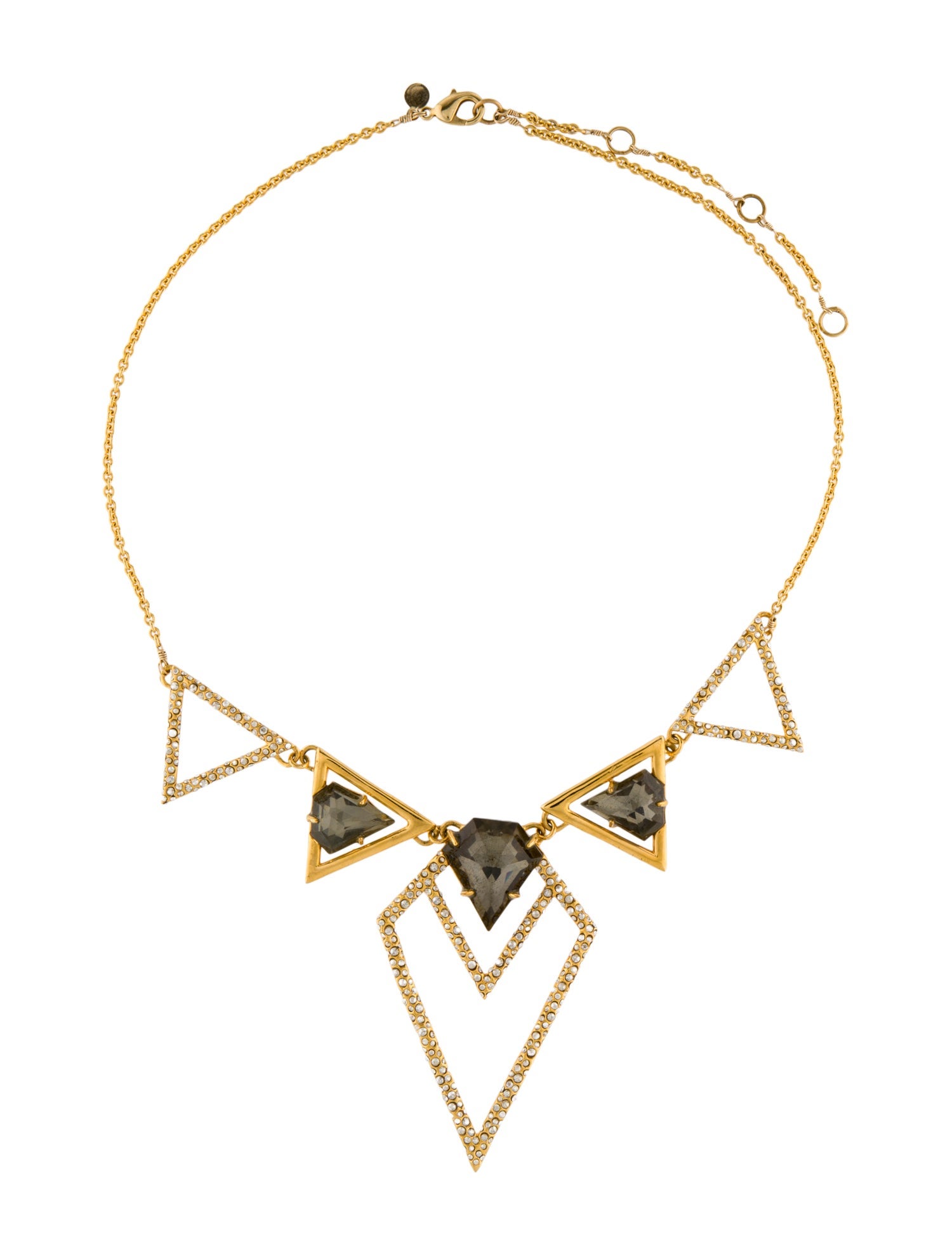 Alexis Bittar Crystal Encrusted Collar Necklace