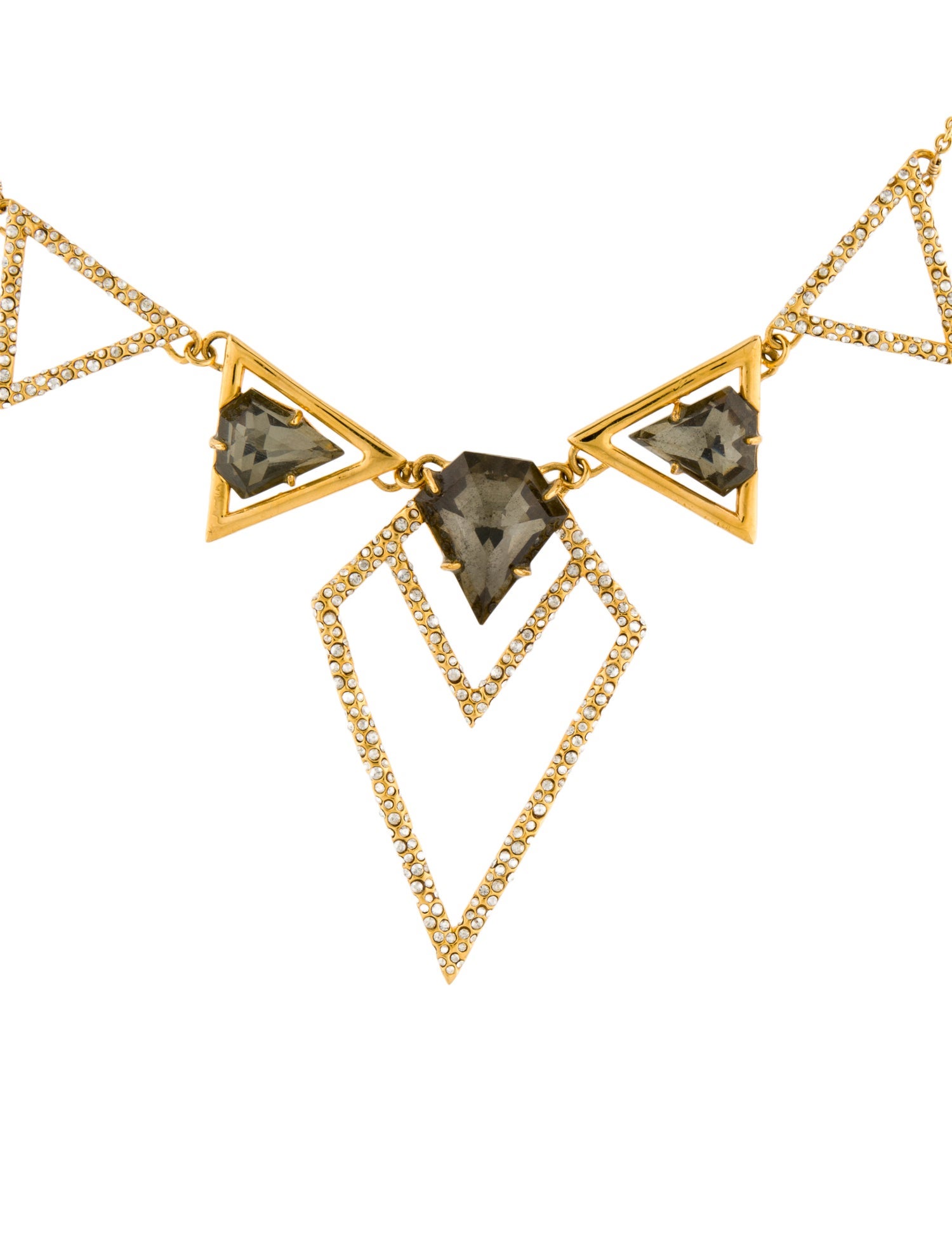 Alexis Bittar Crystal Encrusted Collar Necklace