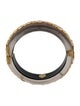 Alexis Bittar Crystal & Lucite Hinge Bangle