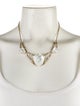 Alexis Bittar Mother of Pearl, Crystal & Lucite Collar Necklace
