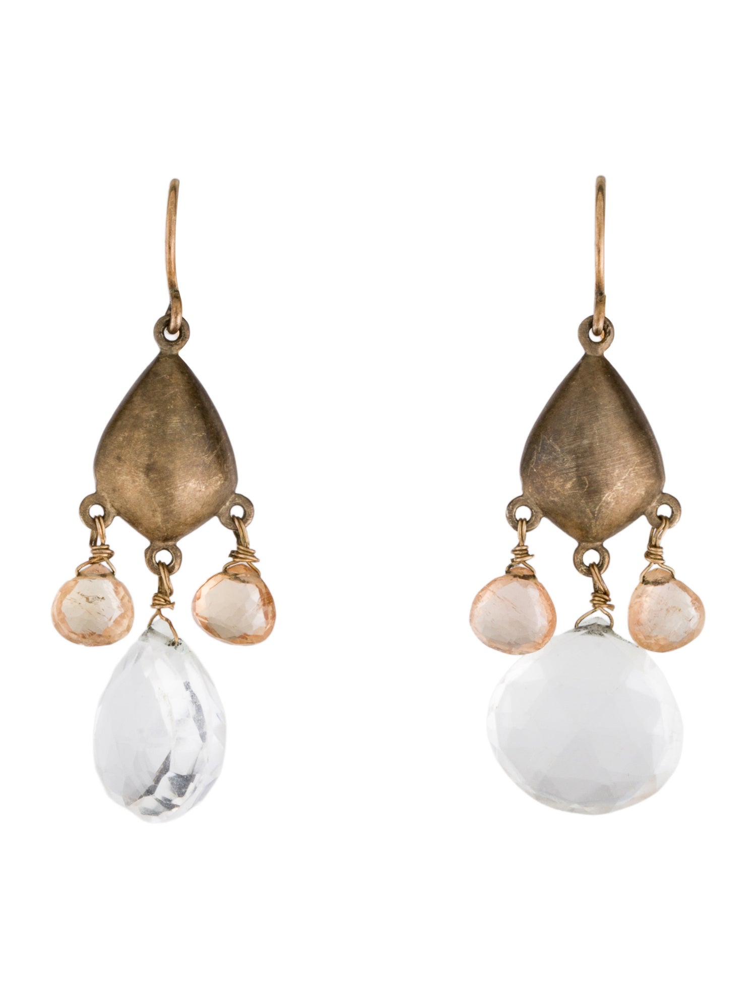 Alexis Bittar Topaz & Quarts Drop Earrings
