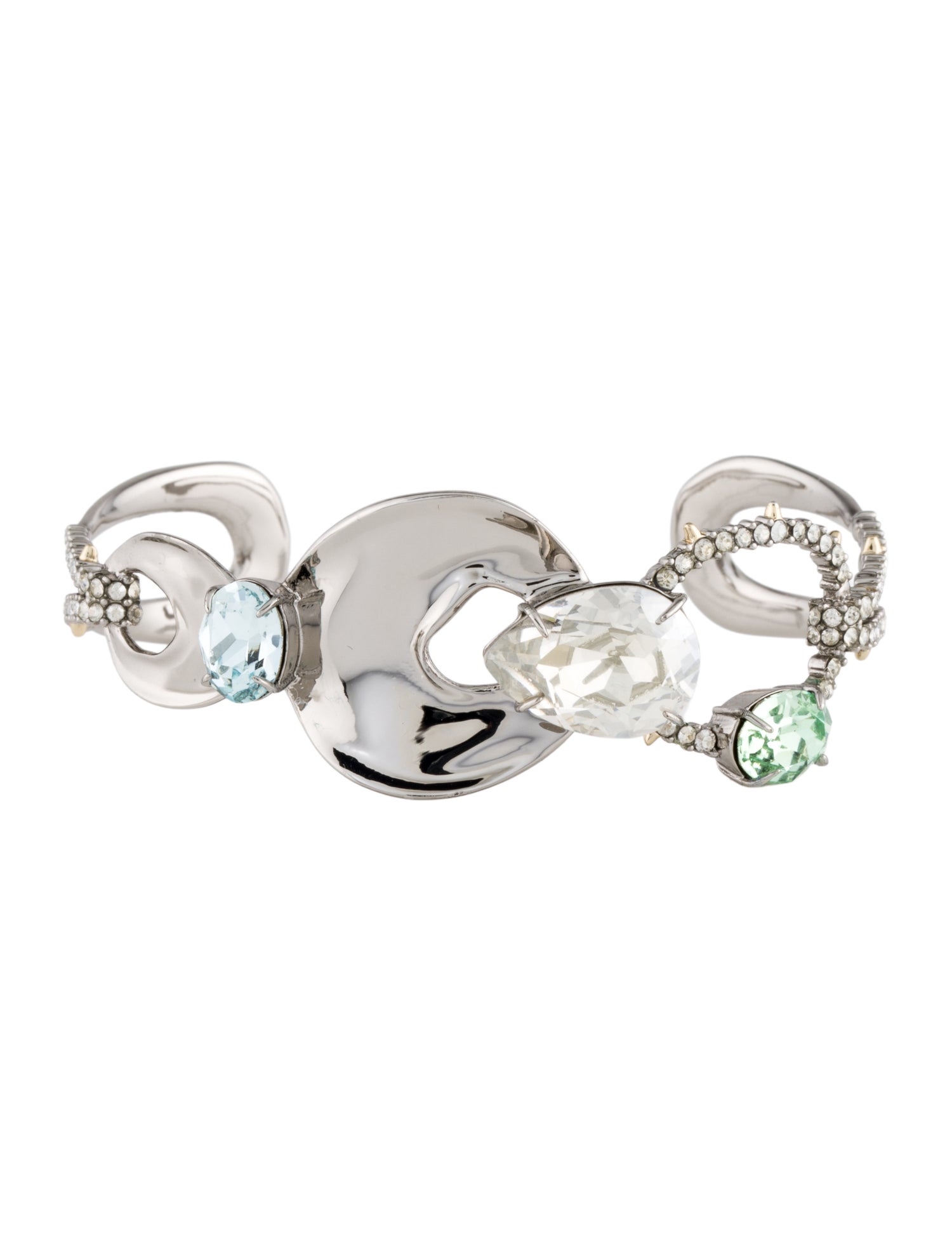 Alexis Bittar Crystal Cuff Bracelet