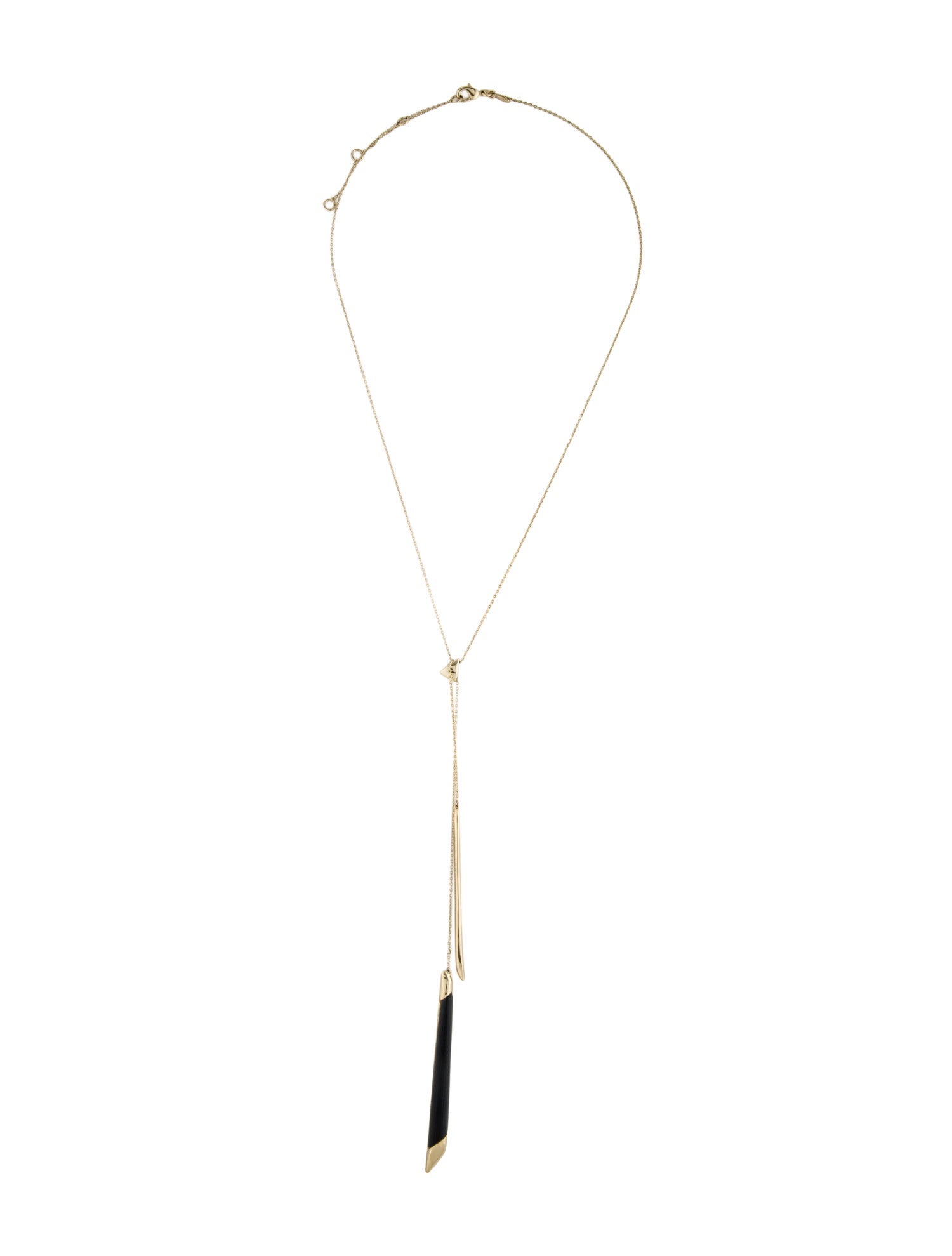 Alexis Bittar Lucite Reversible Lariat Necklace