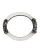 Alexis Bittar Lucite & Crystal Hinge Bangle Bracelet