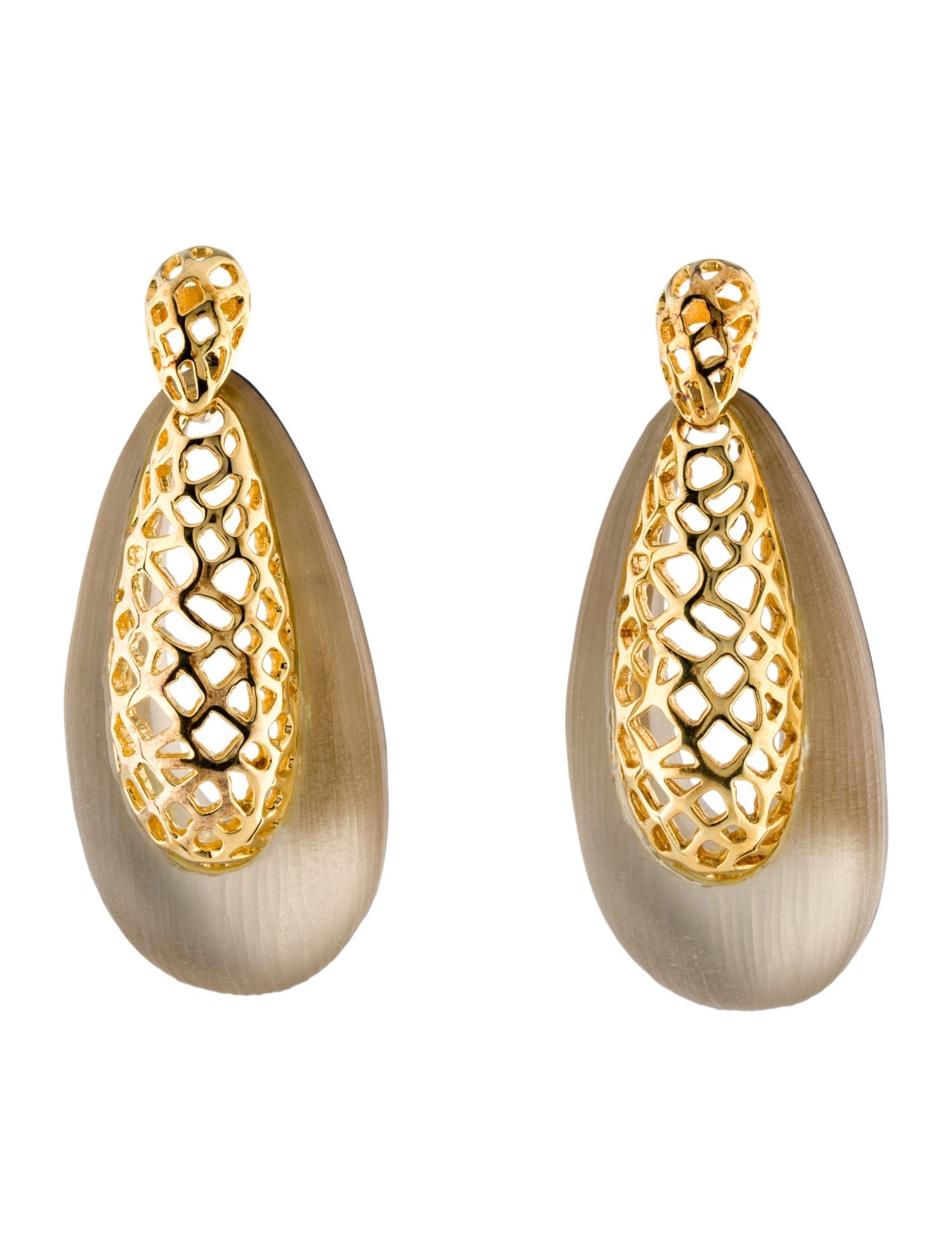 Alexis Bittar Lucite & Lacquer Drop Earrings
