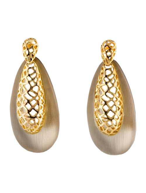 Alexis Bittar Lucite & Lacquer Drop Earrings