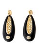 Alexis Bittar Lucite & Lacquer Drop Earrings