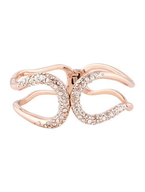 Alexis Bittar Crystal Encrusted Hinged Bracelet
