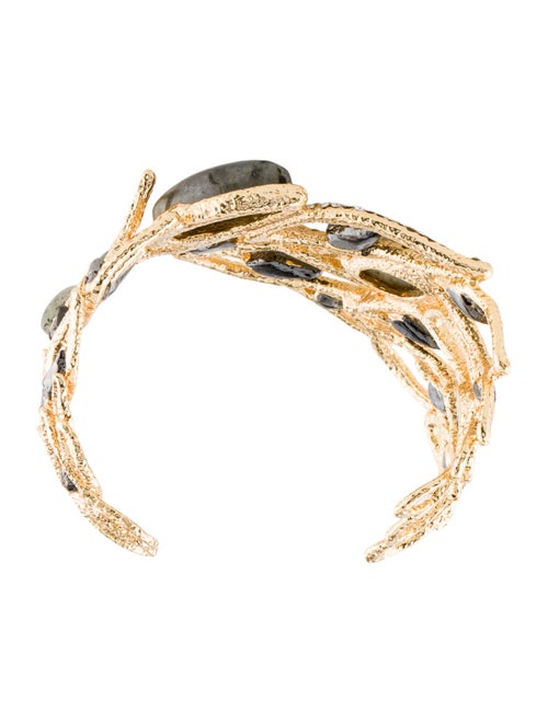 Alexis Bittar Crystal Encrusted & Lucite Cuff Bracelet