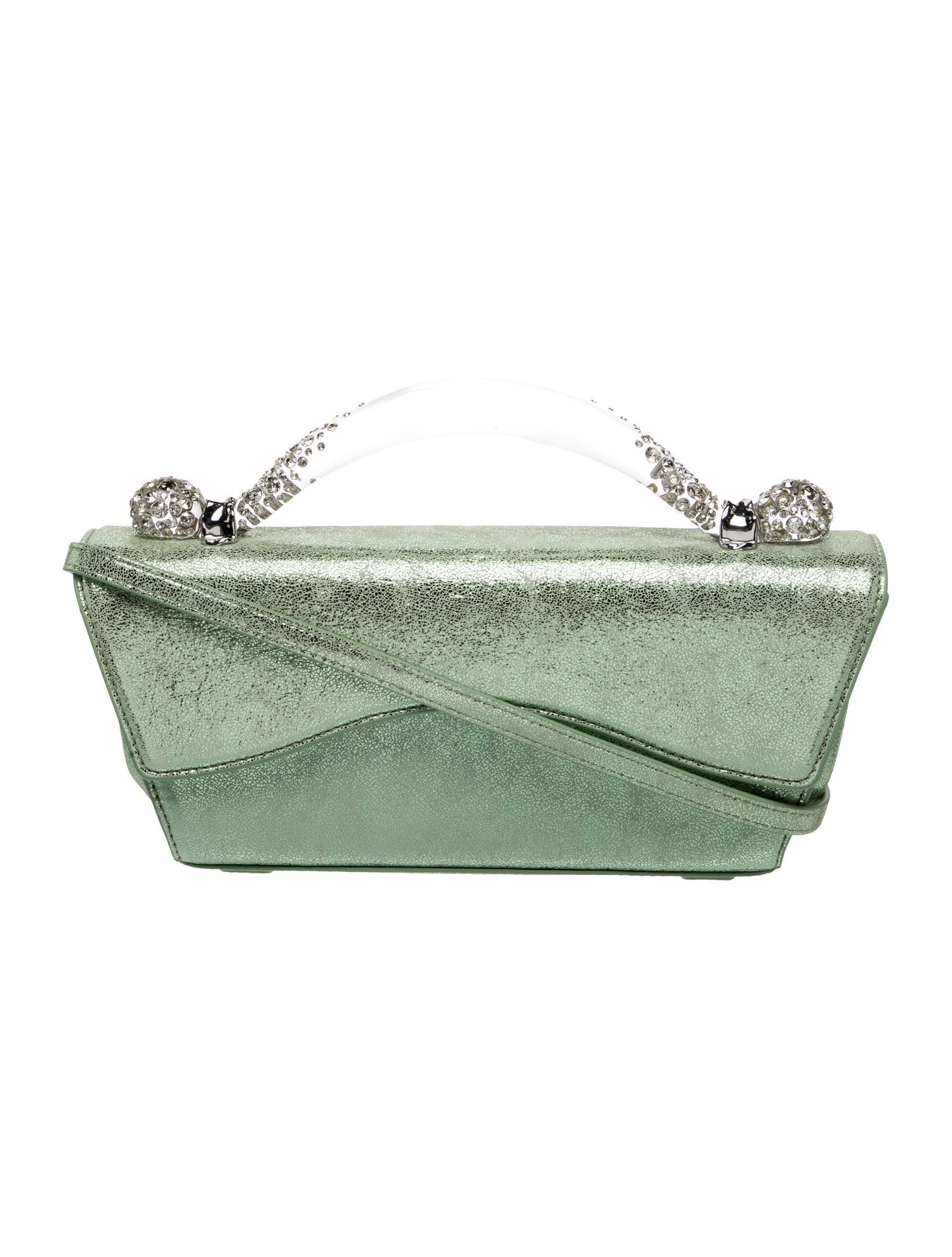 Alexis Bittar Suede Top Handle Bag