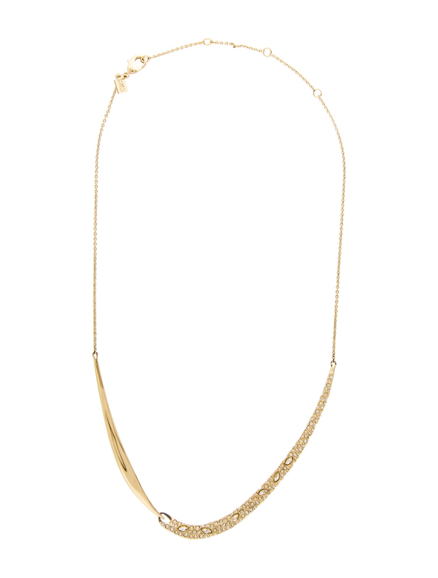 Alexis Bittar Crystal Encrusted Collar Necklace