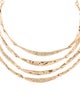 Alexis Bittar Crystal Encrusted Layered Row Necklace