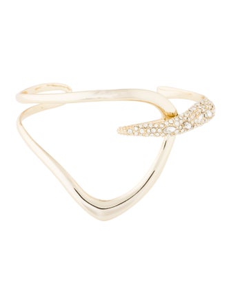 Alexis Bittar Crystal Encrusted Cuff Bracelet