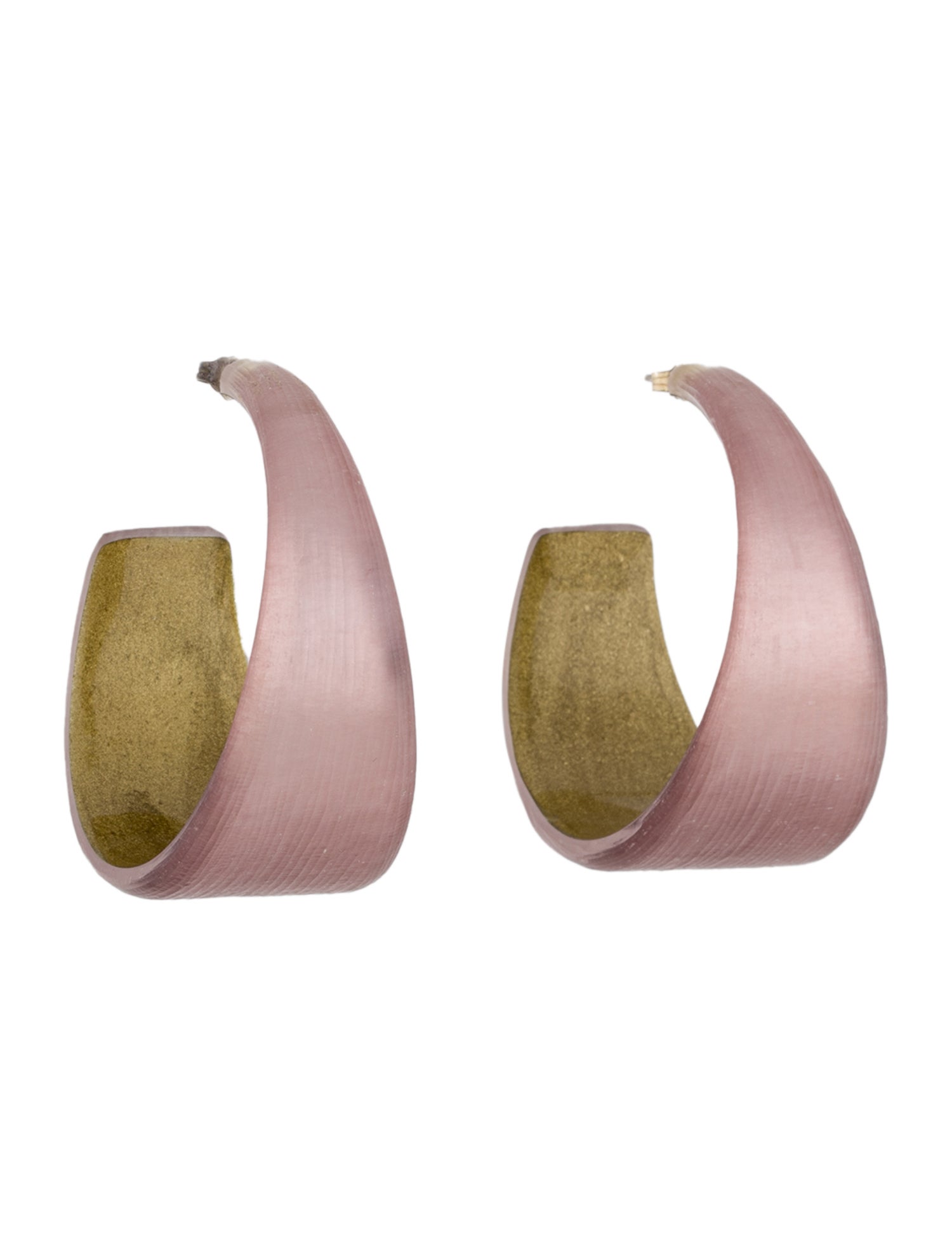Alexis Bittar Lucite Hoop Earrings