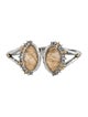 Alexis Bittar Jasper Doublet & Crystal Hinge Cuff Bracelet