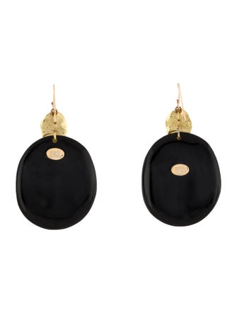 Alexis Bittar Lucite & Crystal Disc Earrings