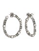 Alexis Bittar Crystal Loop Stud Earrrigs