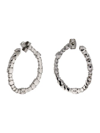 Alexis Bittar Crystal Loop Stud Earrrigs