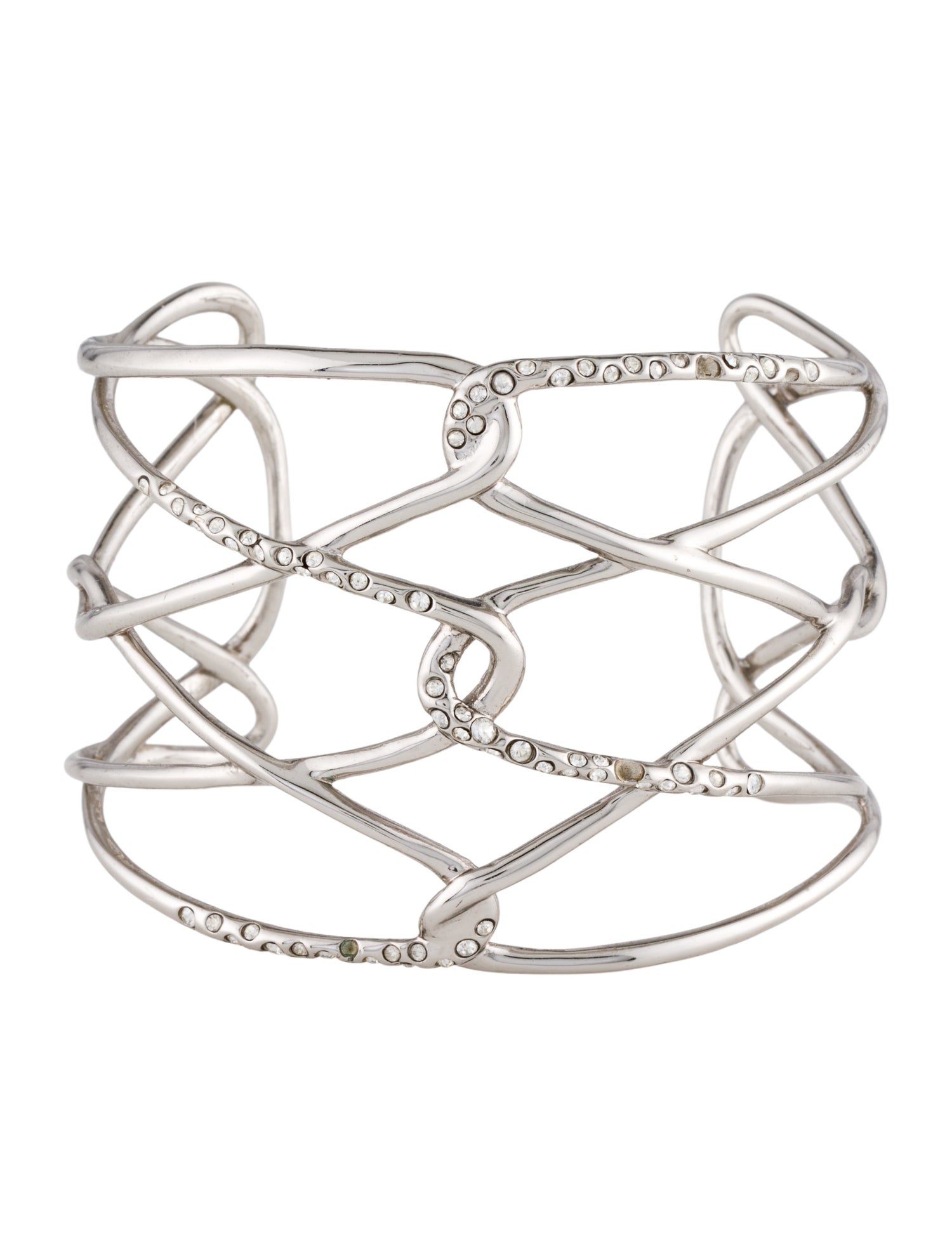 Alexis Bittar Crystal Barbed Cuff