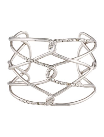 Alexis Bittar Crystal Barbed Cuff
