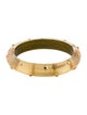 Alexis Bittar Lucite Studded Hinge Bangle Bracelet