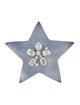 Alexis Bittar Crystal & Star Lucite Brooch Pin