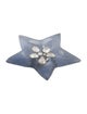Alexis Bittar Crystal & Star Lucite Brooch Pin