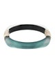 Alexis Bittar Two-Tone Hinged Bangle Bracelet
