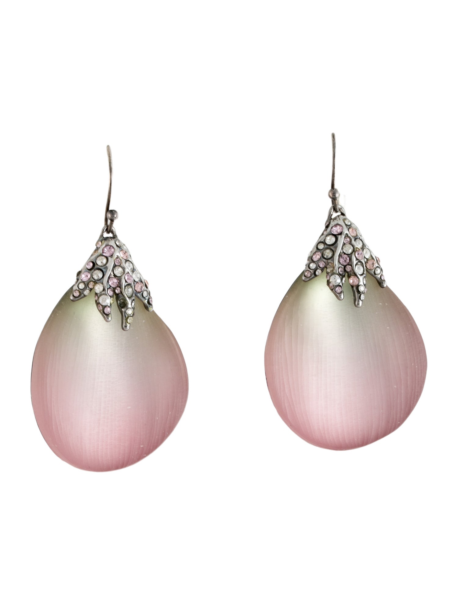 Alexis Bittar Lucite & Crystal Drop Earrings