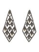 Alexis Bittar Spiked Lattice Dangling Drop Earrings