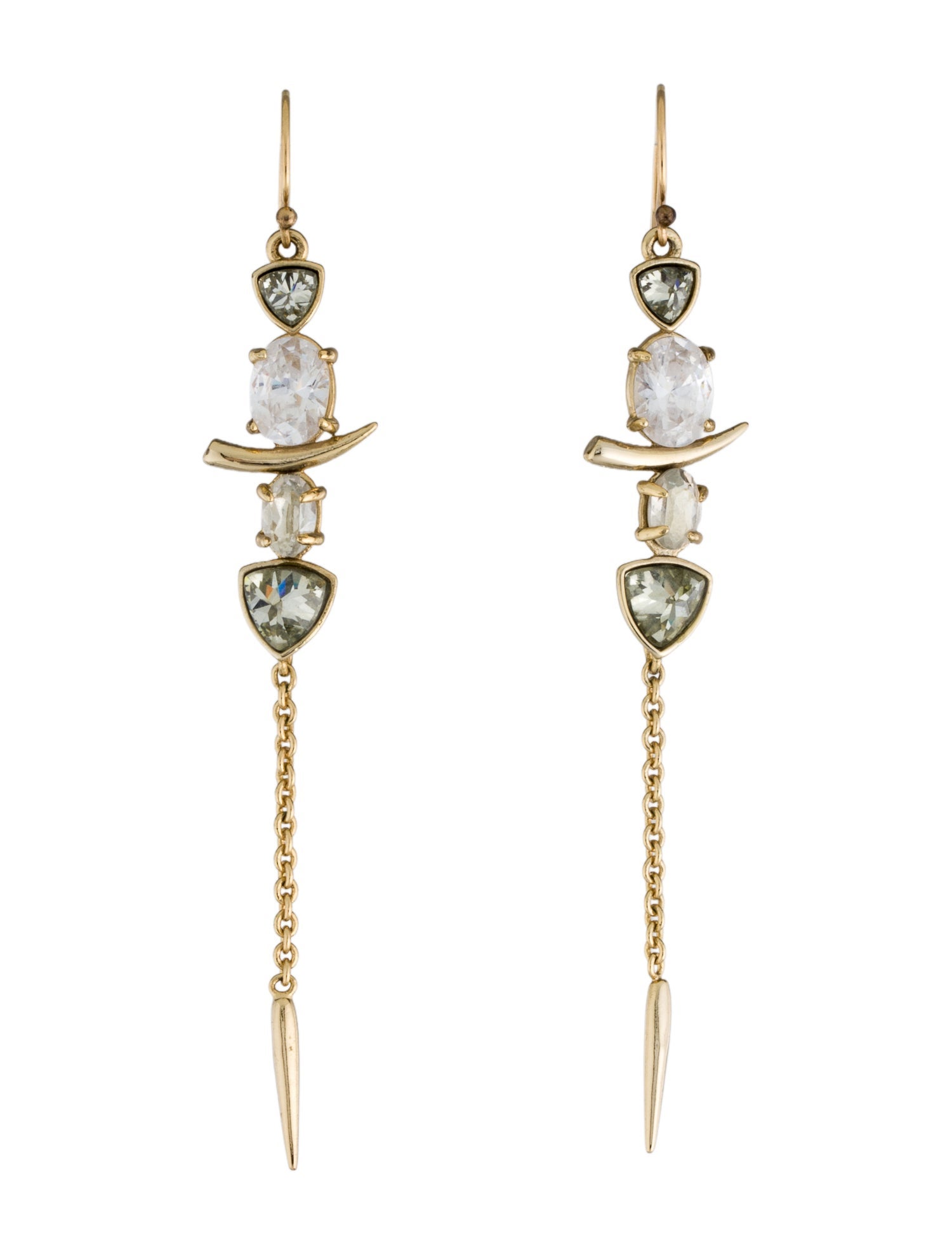 Alexis Bittar Crystal Dangle Earrings