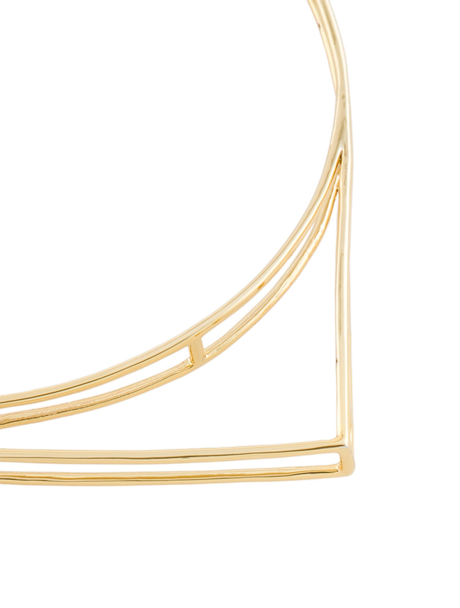 Alexis Bittar Liquid Gold Architectural Choker Necklace