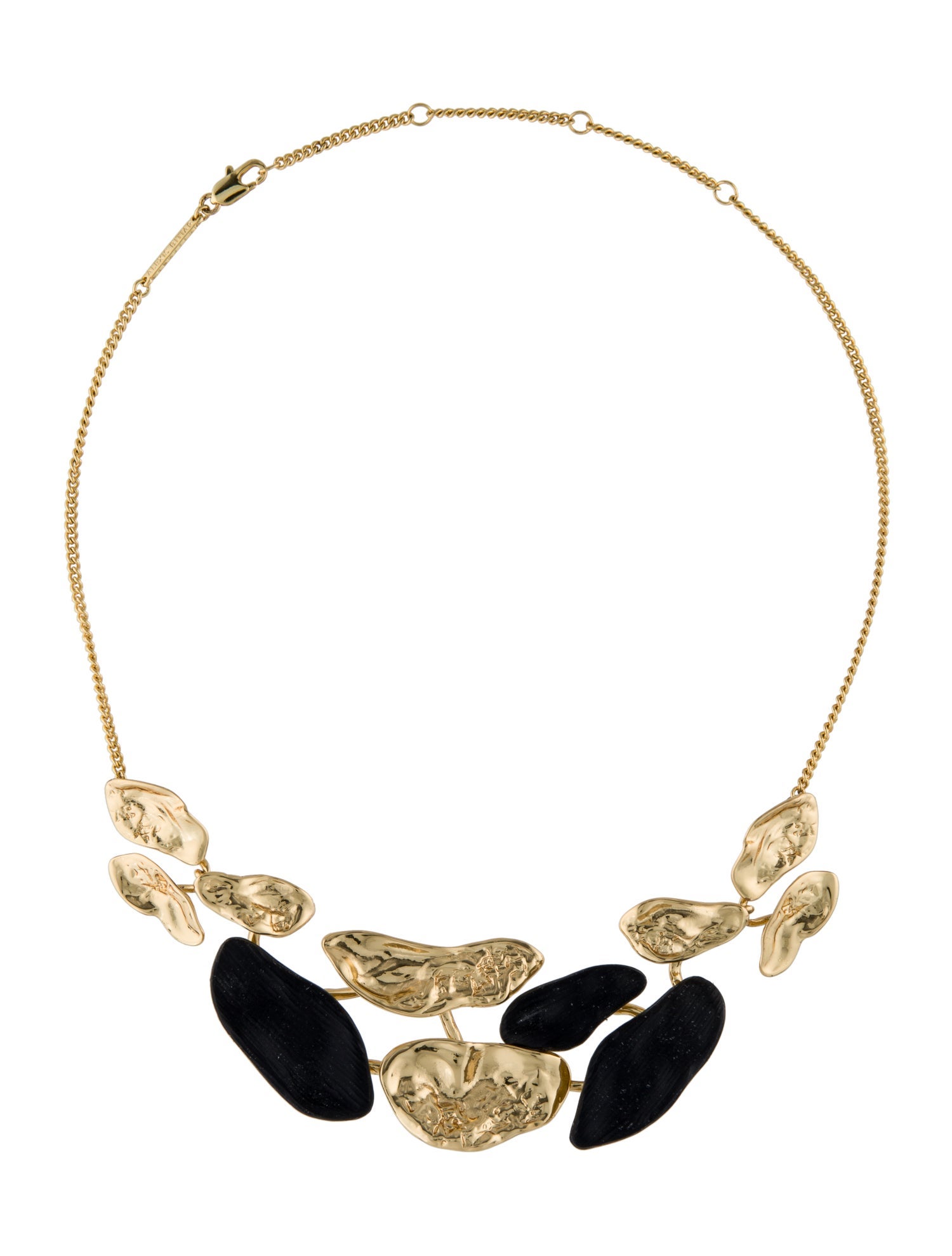 Alexis Bittar Brut Lucite Collar Necklace