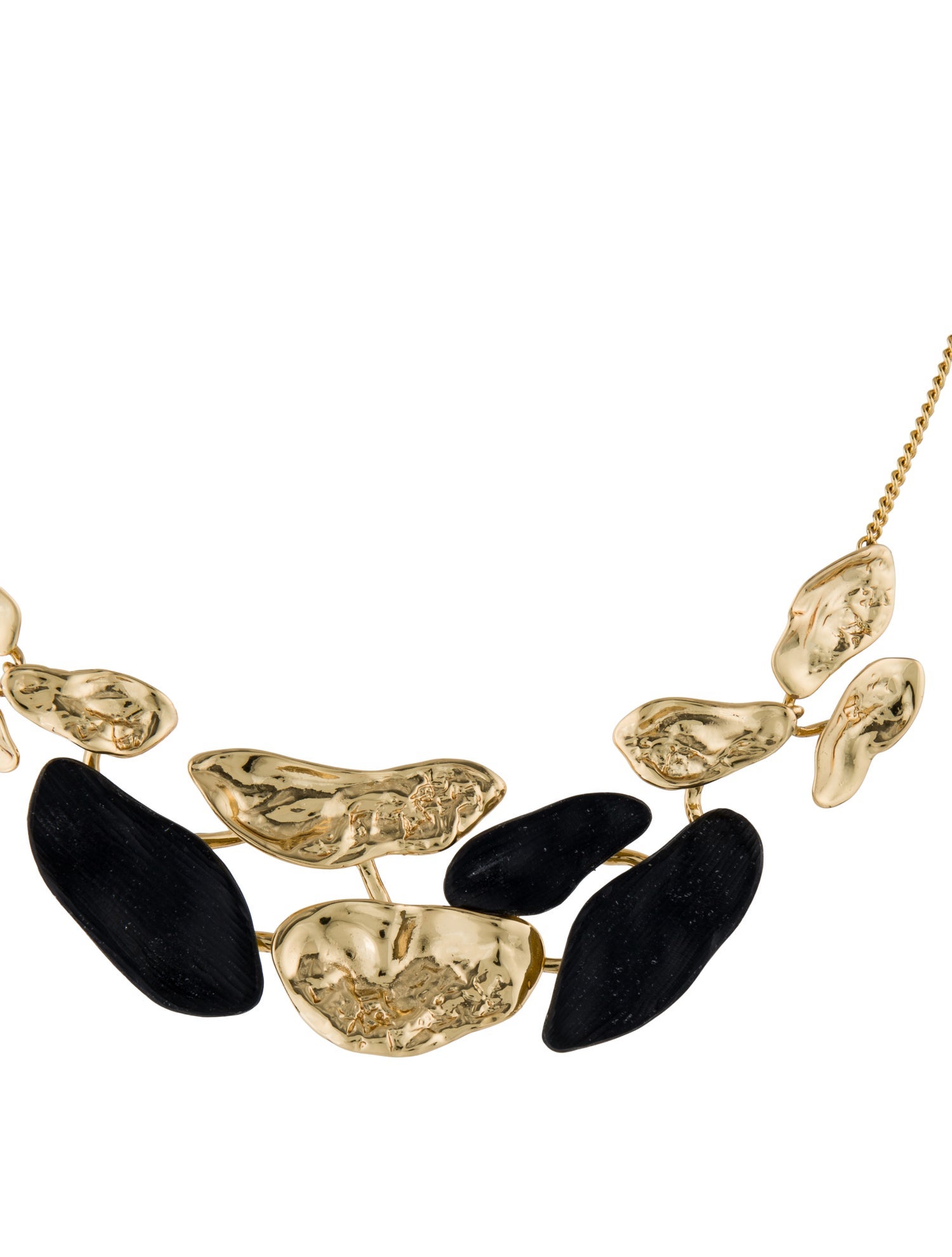 Alexis Bittar Brut Lucite Collar Necklace