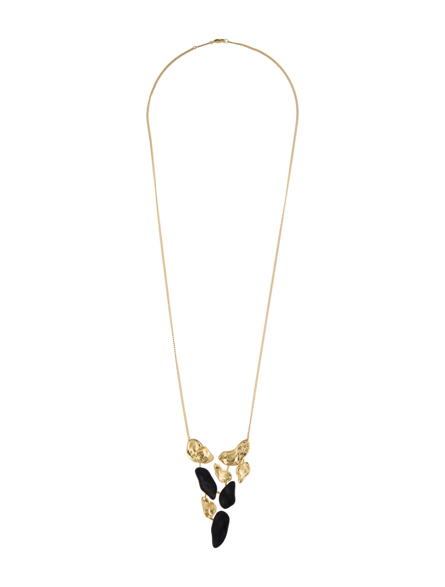 Alexis Bittar Brut Lucite Pendant Necklace