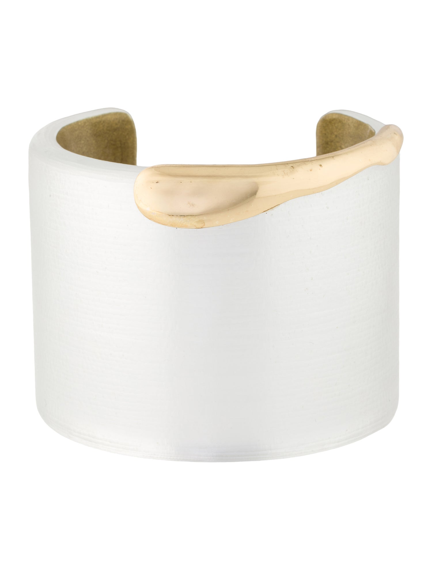 Alexis Bittar Lucite Liquid Metal Cuff Bracelet