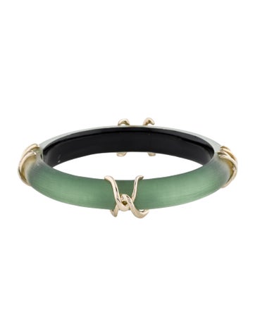 Alexis Bittar Cuff Lucite Hinge Bracelet