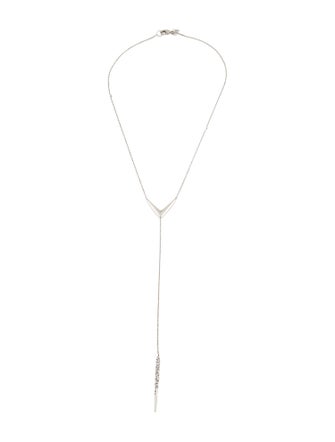 Alexis Bittar Miss Havisham Crystal Encrusted Spike Lavalier Necklace