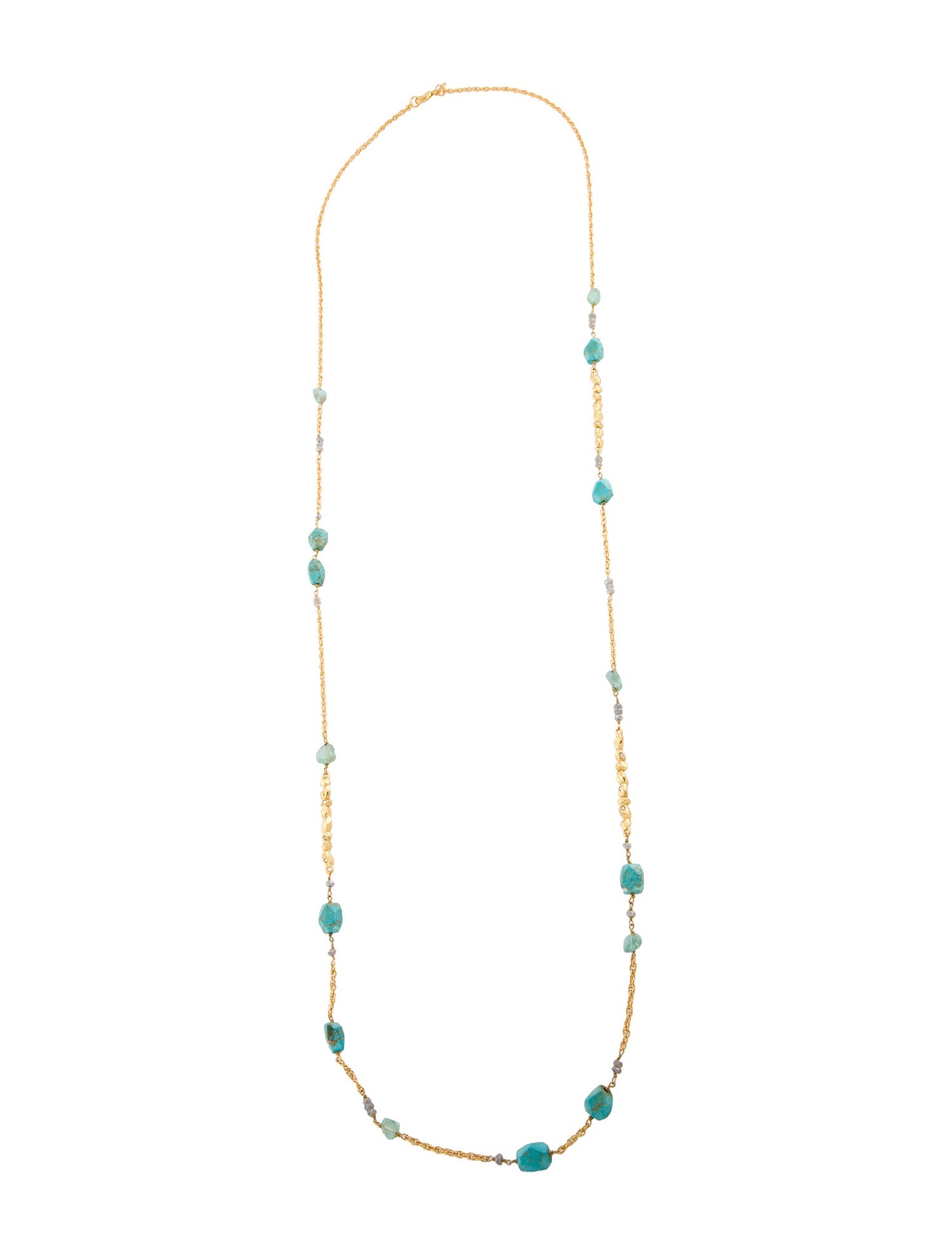 Alexis Bittar Stone & Bead Station Necklace