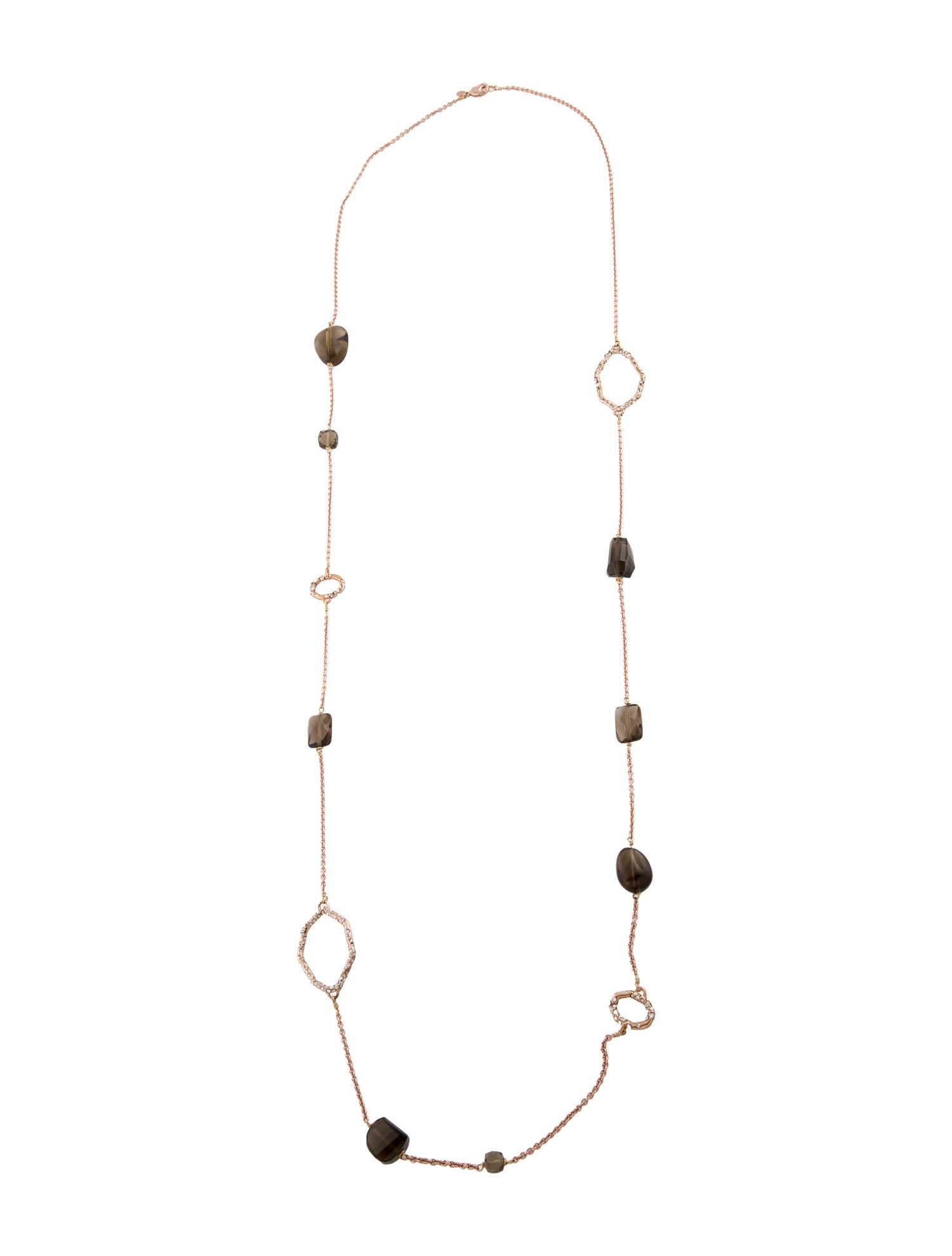 Alexis Bittar Crystal & Stone Station Necklace