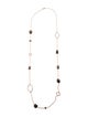 Alexis Bittar Crystal & Stone Station Necklace