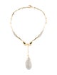 Alexis Bittar Solanales Crystal Teardrop Collar Necklace