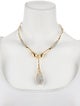 Alexis Bittar Solanales Crystal Teardrop Collar Necklace