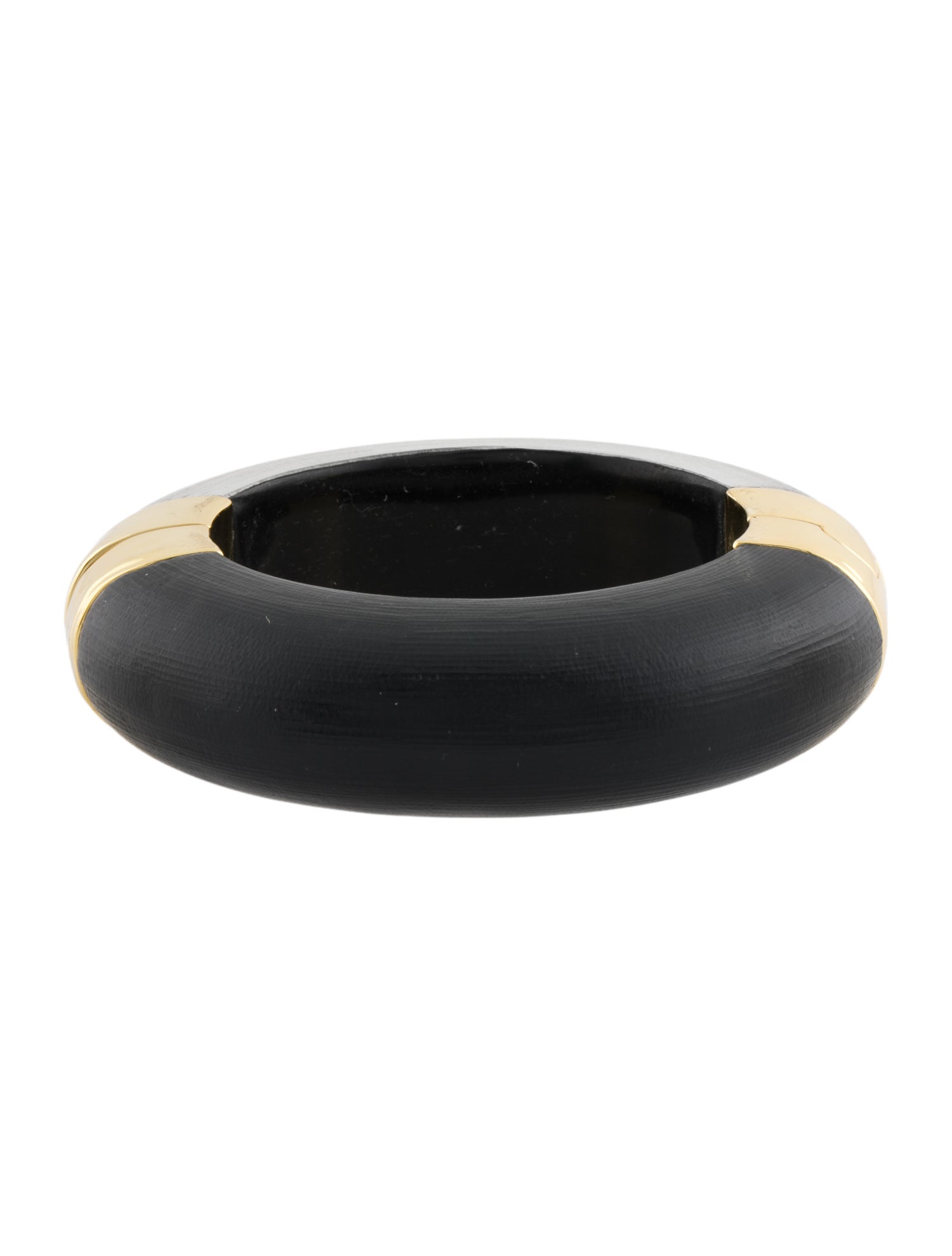 Alexis Bittar Lucite Wide Hinged Bangle Bracelet