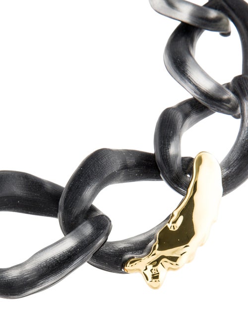 Alexis Bittar Molten Lucite Extra-Large Link Necklace