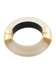 Alexis Bittar Lucite Wide Hinged Bangle Bracelet