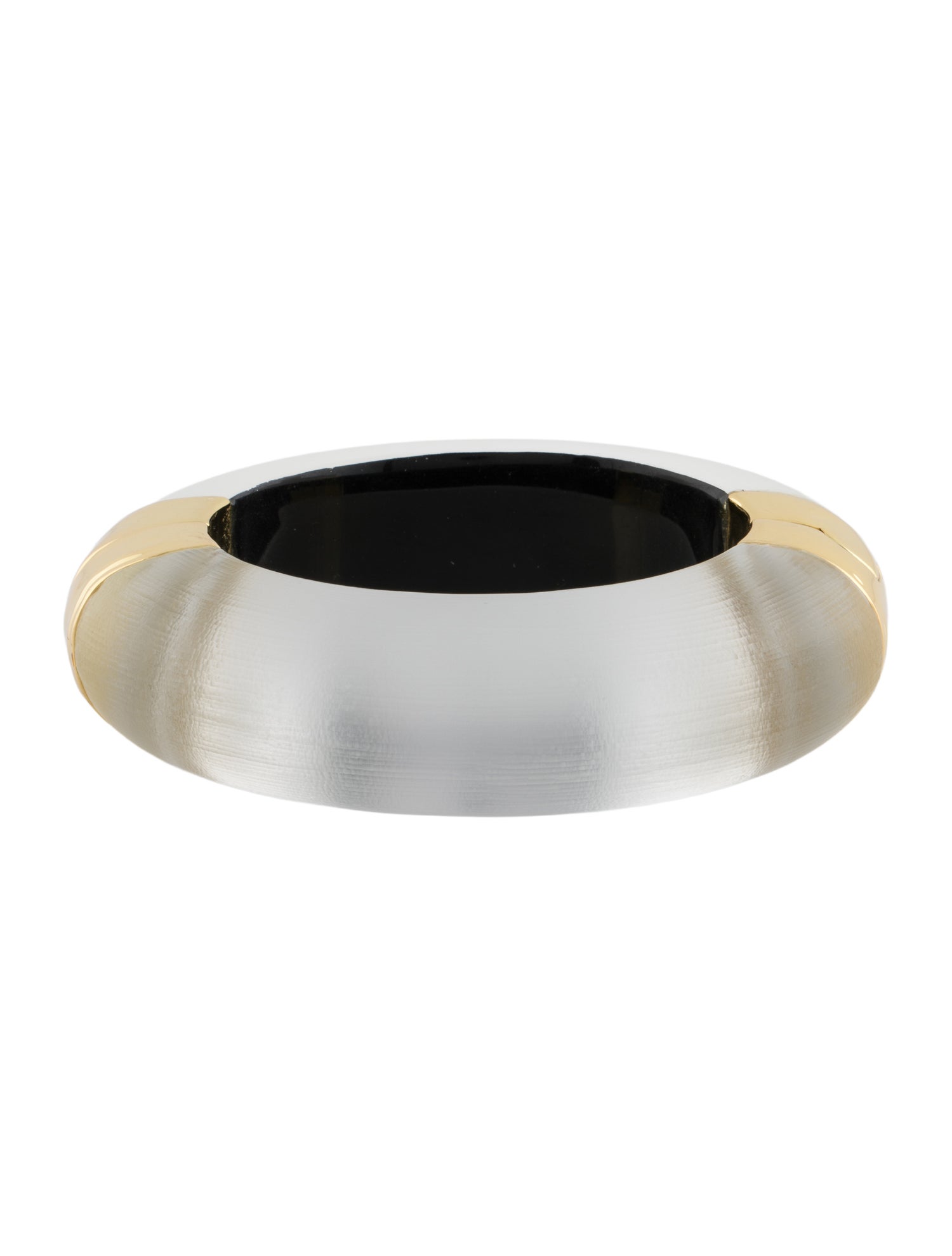 Alexis Bittar Lucite Wide Hinged Bangle Bracelet