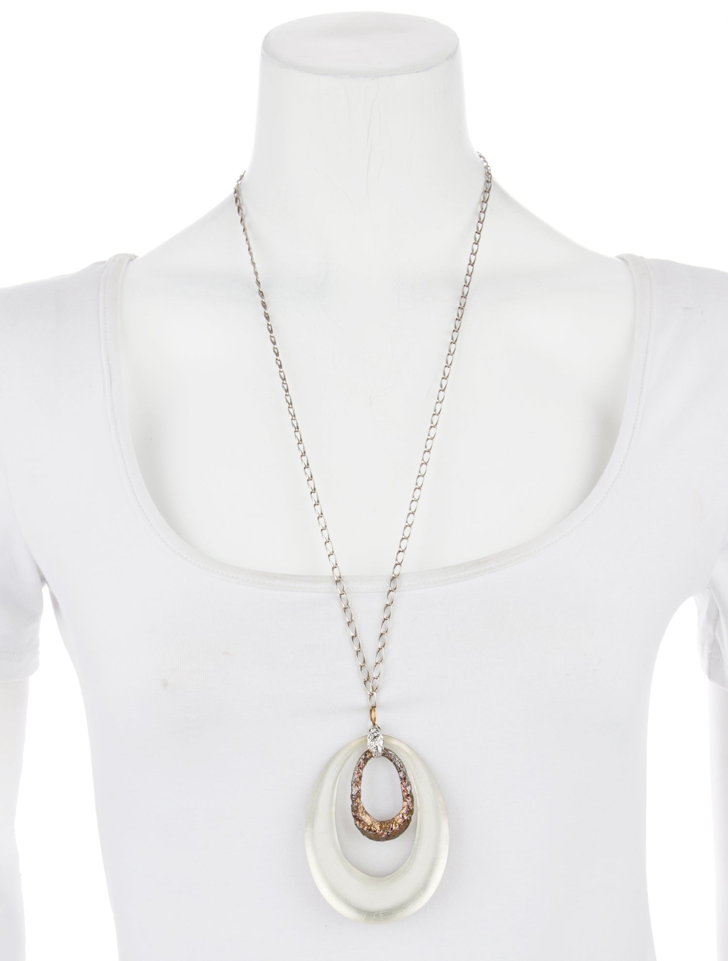 Alexis Bittar Lucite Large Pendant Necklace